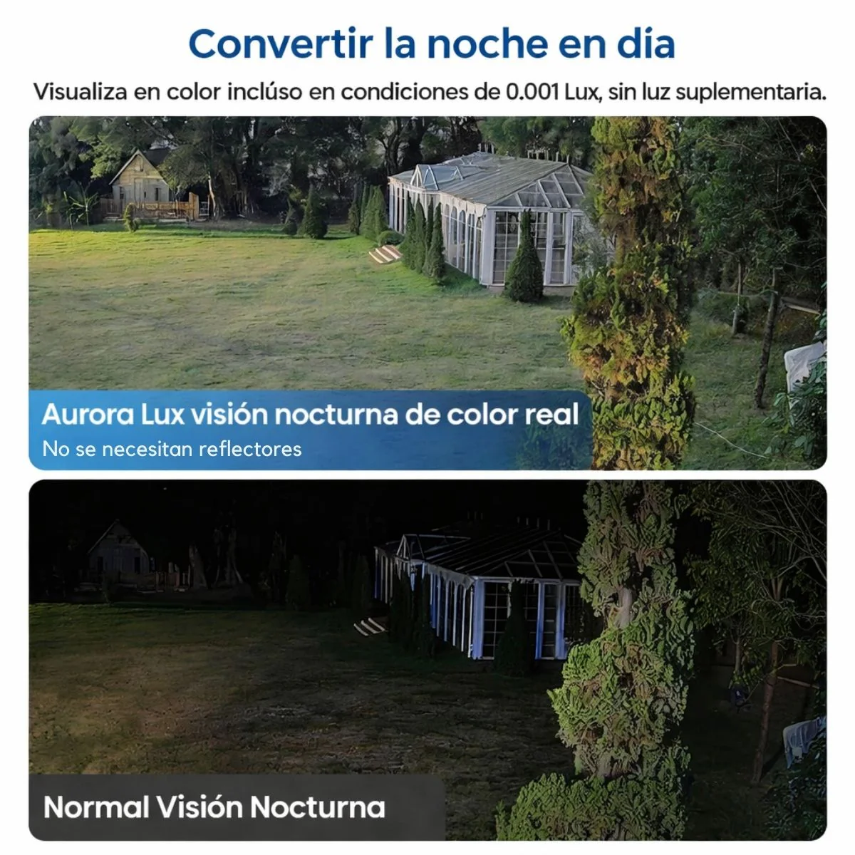 Cámara De Seguridad IP Poe 8MP 4K Exterior Color Nocturno 30M Y Lente 4Mm F1.0 Con Detección Humana Y Vehicular, Audio Bidireccional IP66 - Image 4