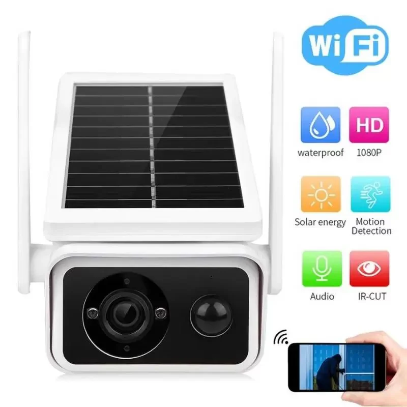 Cámara De Seguridad Solar IP Con Wifi, A Prueba De Agua. 3MP. - Image 3