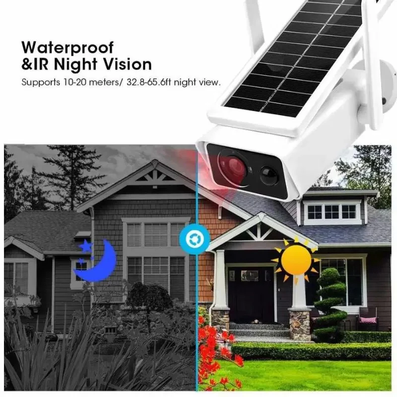 Cámara De Seguridad Solar IP Con Wifi, A Prueba De Agua. 3MP. - Image 4