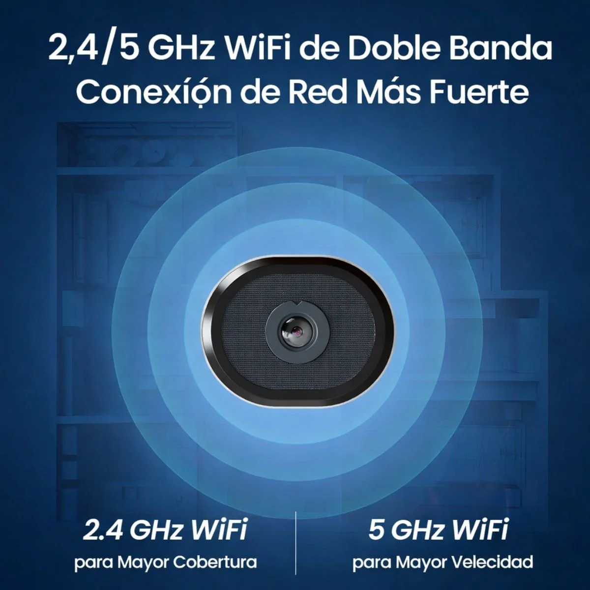 Cámara De Seguridad Wifi Doble Lente 2MP+2MP 360° Con IR Cut 4Mm Y Seguimiento Automático. Camara De Videovilancia Con Llamada Por Gesto Y Botón Y Visión Nocturna 10M. - Image 6