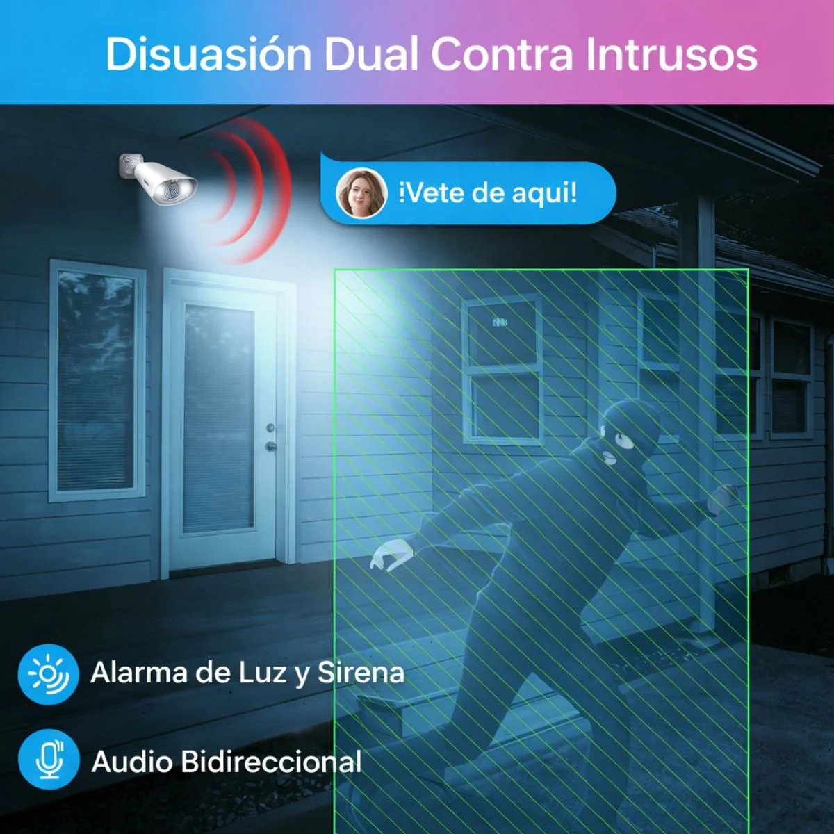 Cámaras De Seguridad Poe 16Ch 4K/8.0MP Poe NVR (Set De 8) Con NVR 16 Canales. Sistema De Vigilancia Con Visión Nocturna 30M, Detección Humana Y Vehicular, Audio Bidireccional - Image 3