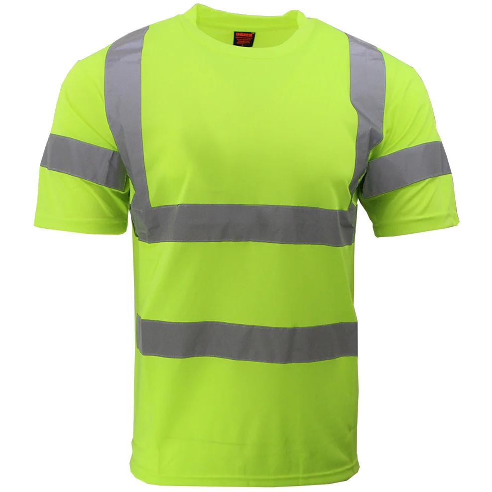 Camisas Sueter Amarillo Fosforescente Dry Fit De Seguridad. - Image 3