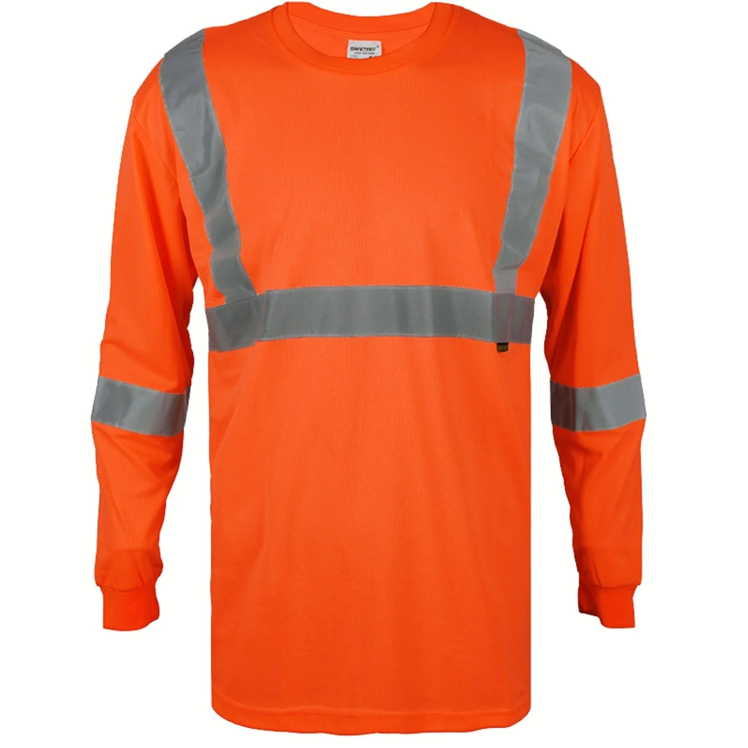 Camisas Suéter De Seguridad Con Rayas Reflectivas. (Color Naranja Fosforescente). Manga Larga. - Image 7