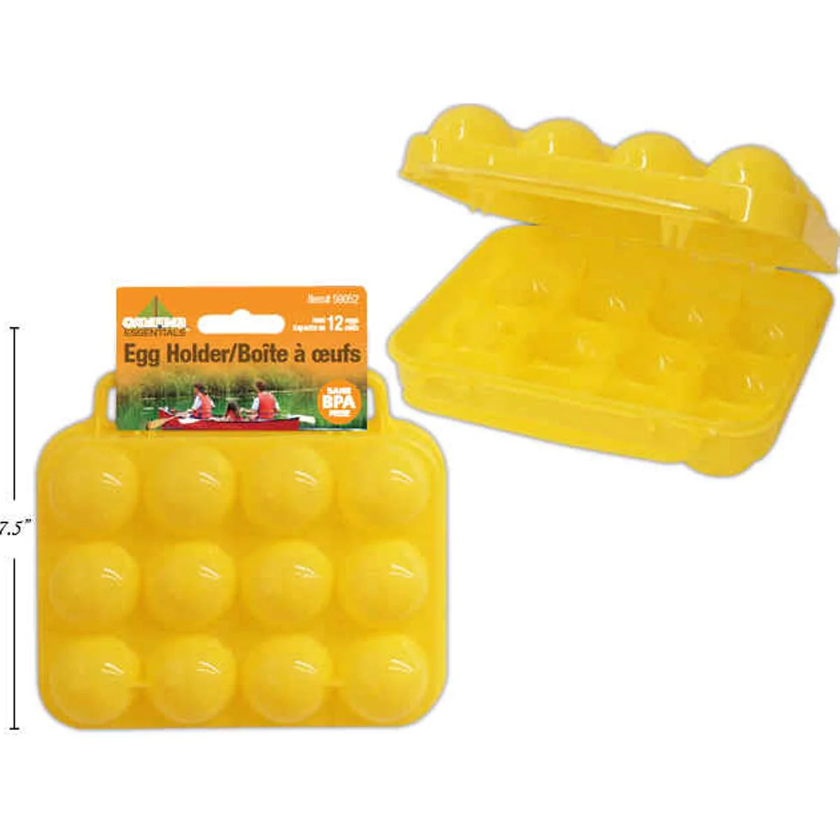 Camping 12Ct. Porta Huevos, Color Amarillo - Image 8