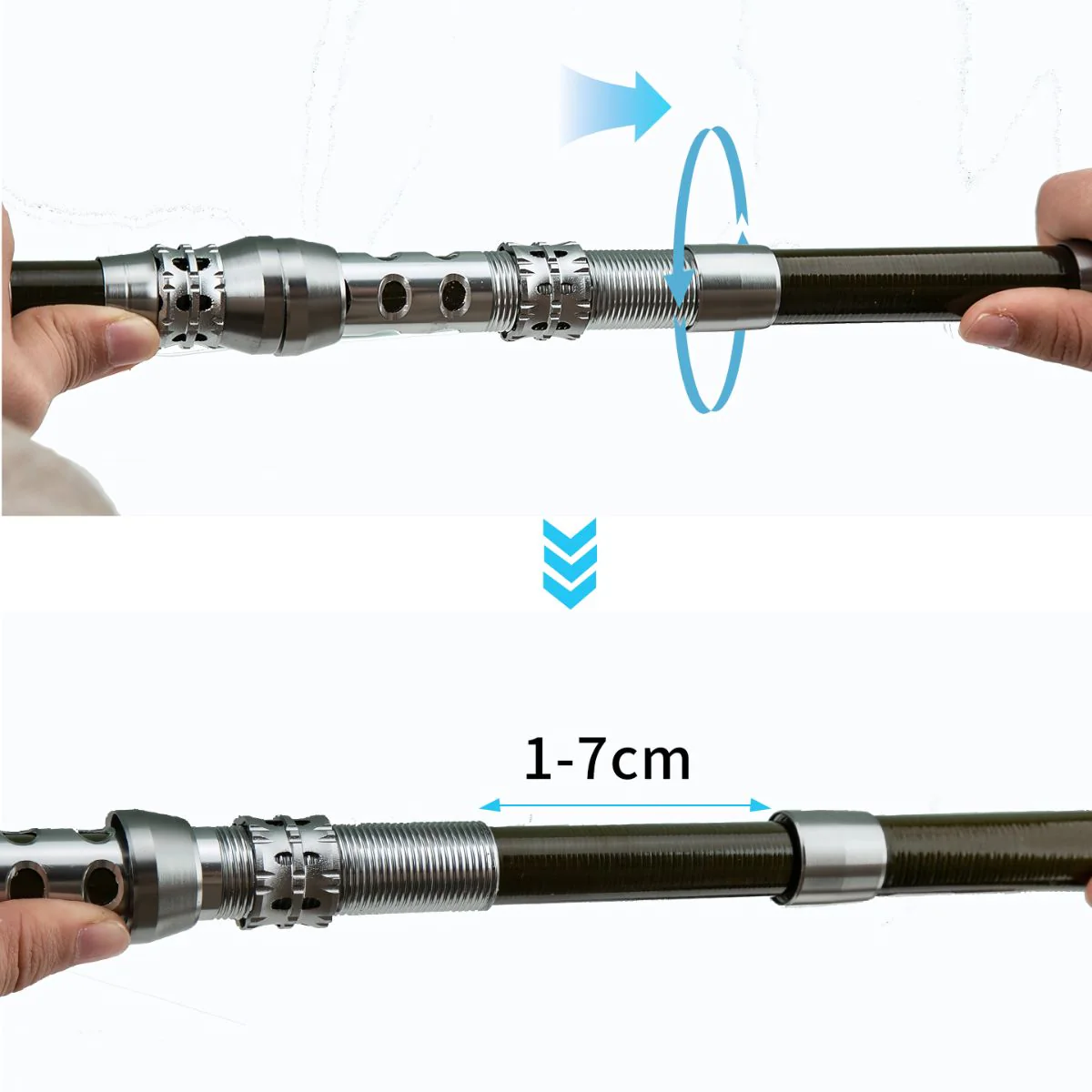 Caña De Pescar Telescópica 2.1M Con Carrete Y Kit Completo De Accesorios Para Pesca - Image 4