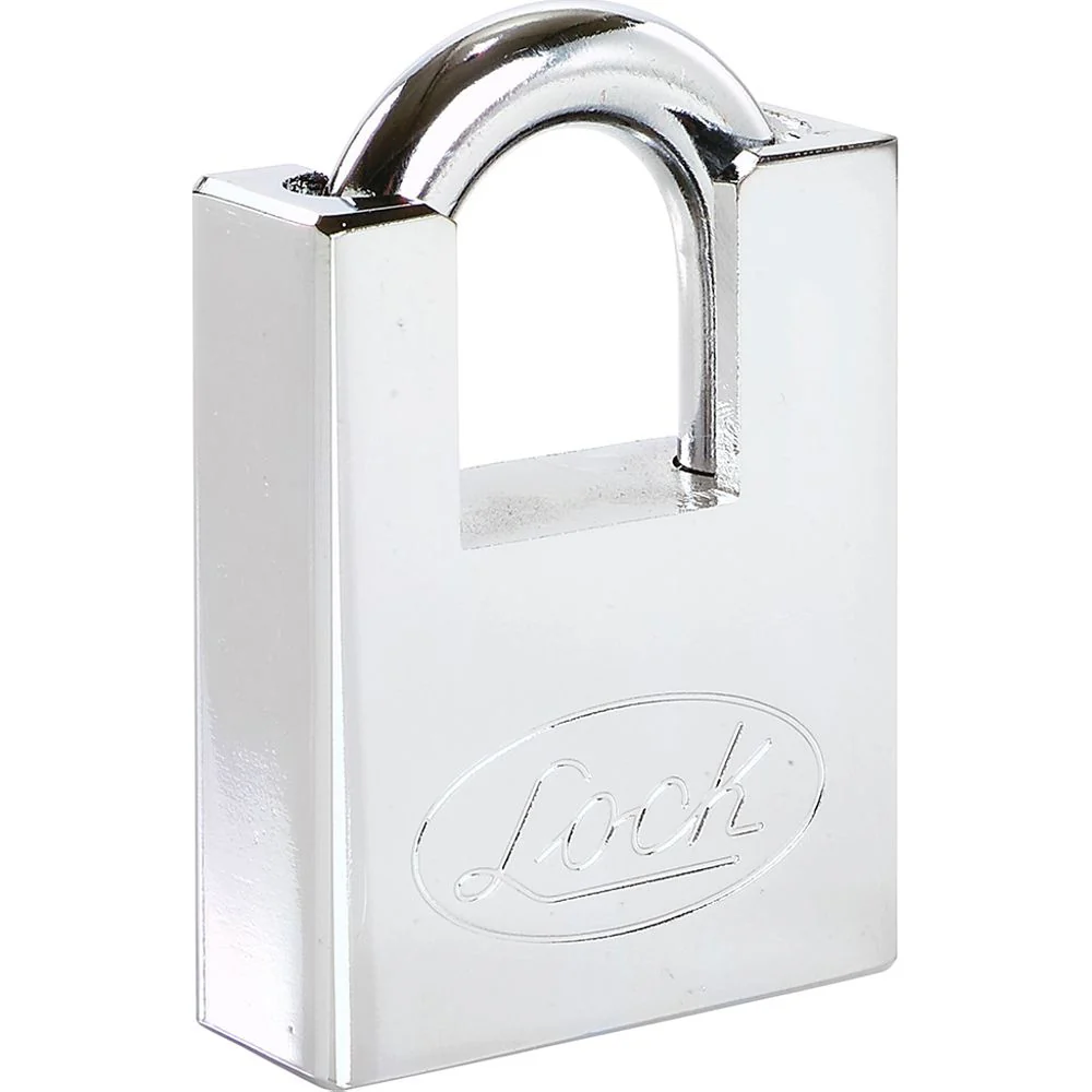 Candado Acero Antipalanca, Llave Discos Cromo Satinado Lock - Image 2