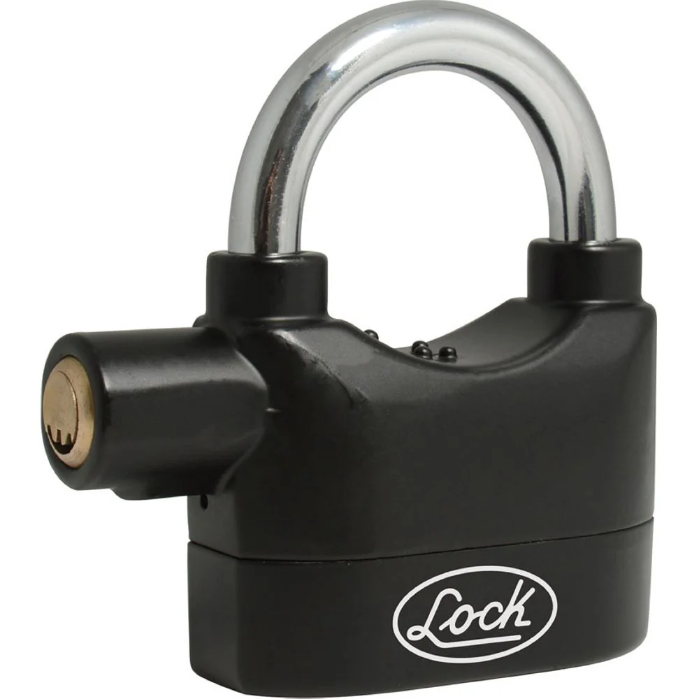 Candado Con Alarma Sonora 70MM Lock (Incluye: 2 Llaves De Puntos) - Image 2