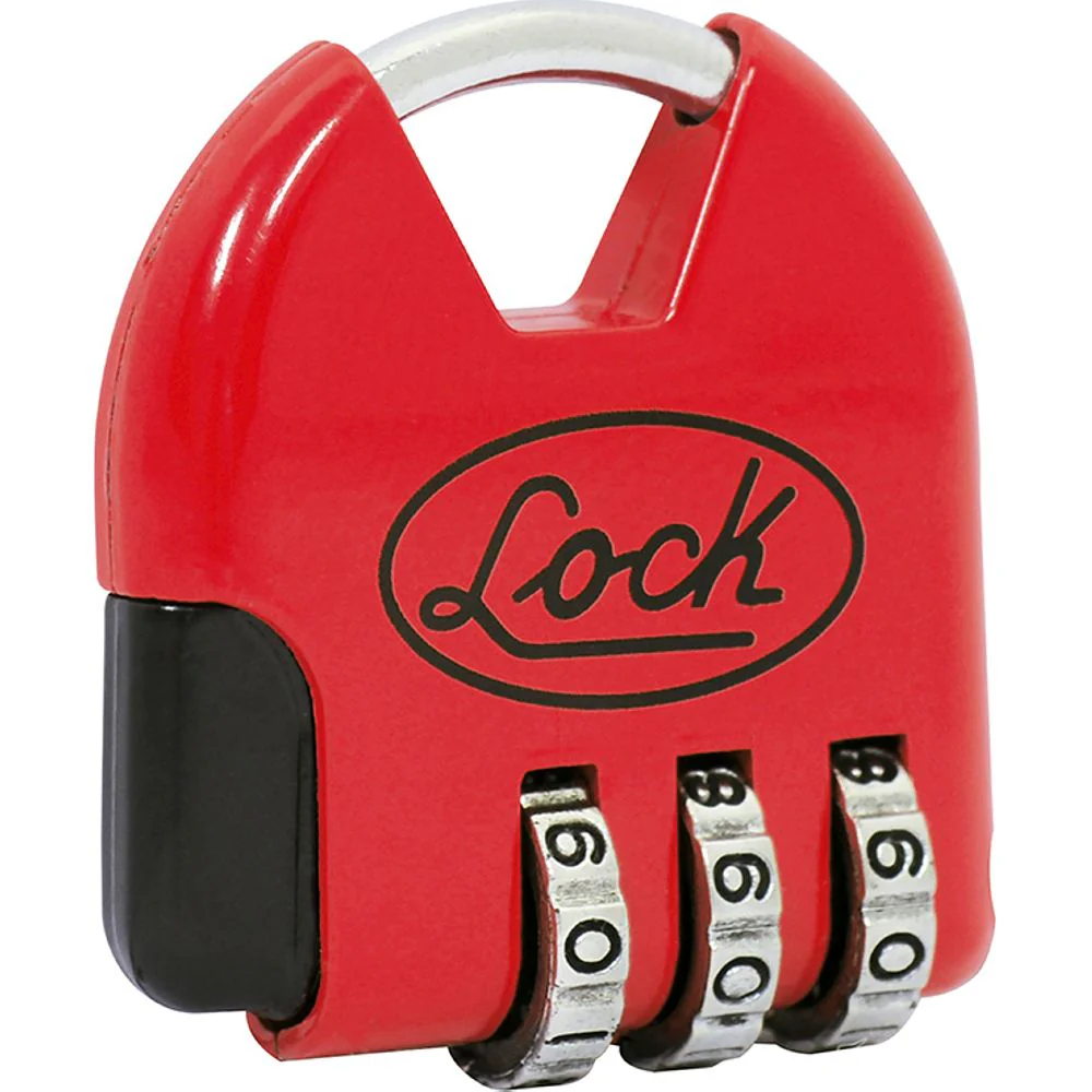 Candado De Combinación Digital Maletero 36 Mm Rojo Lock - Image 2