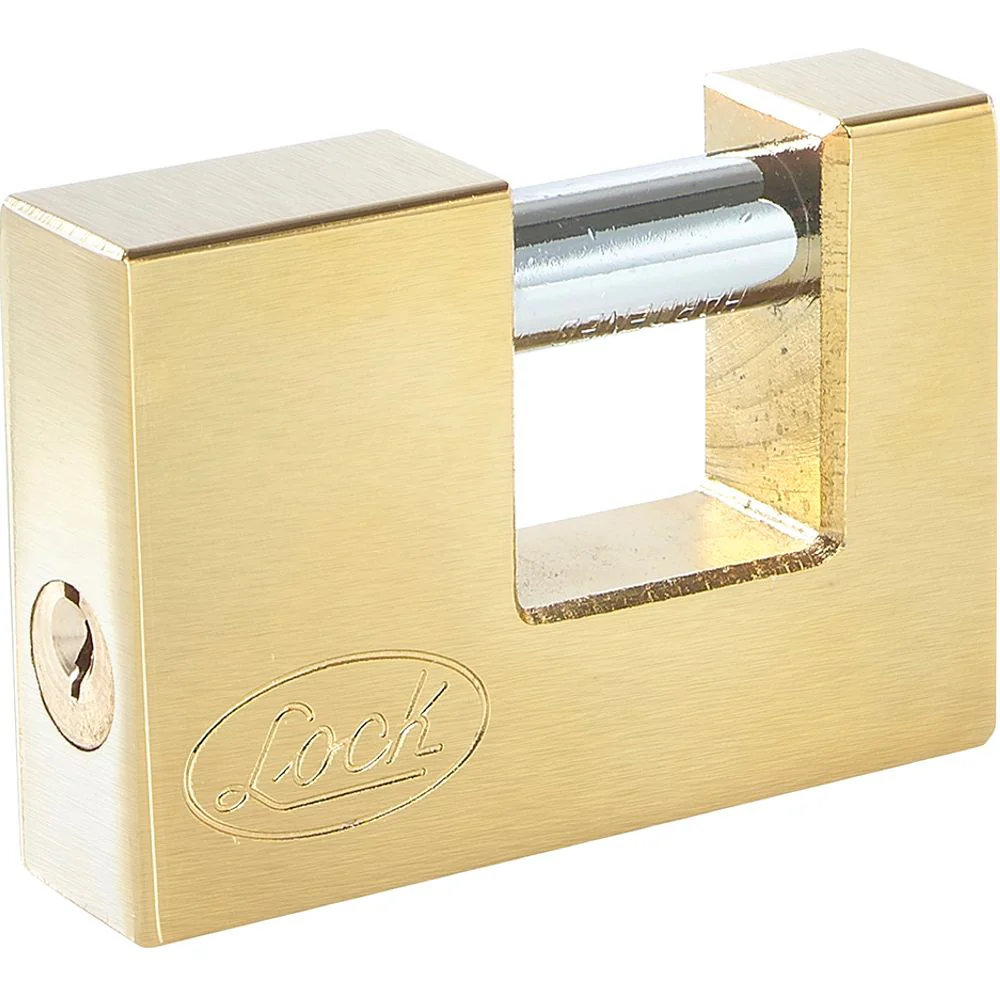 Candado Para Cortina De Latón Llave Estándar 75Mm L20C75EB - Image 2