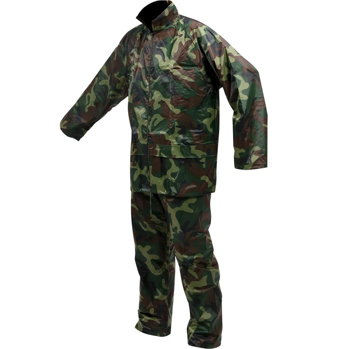 Capote De Lluvia Estilo Gabardina Camuflaje Militar - Image 3