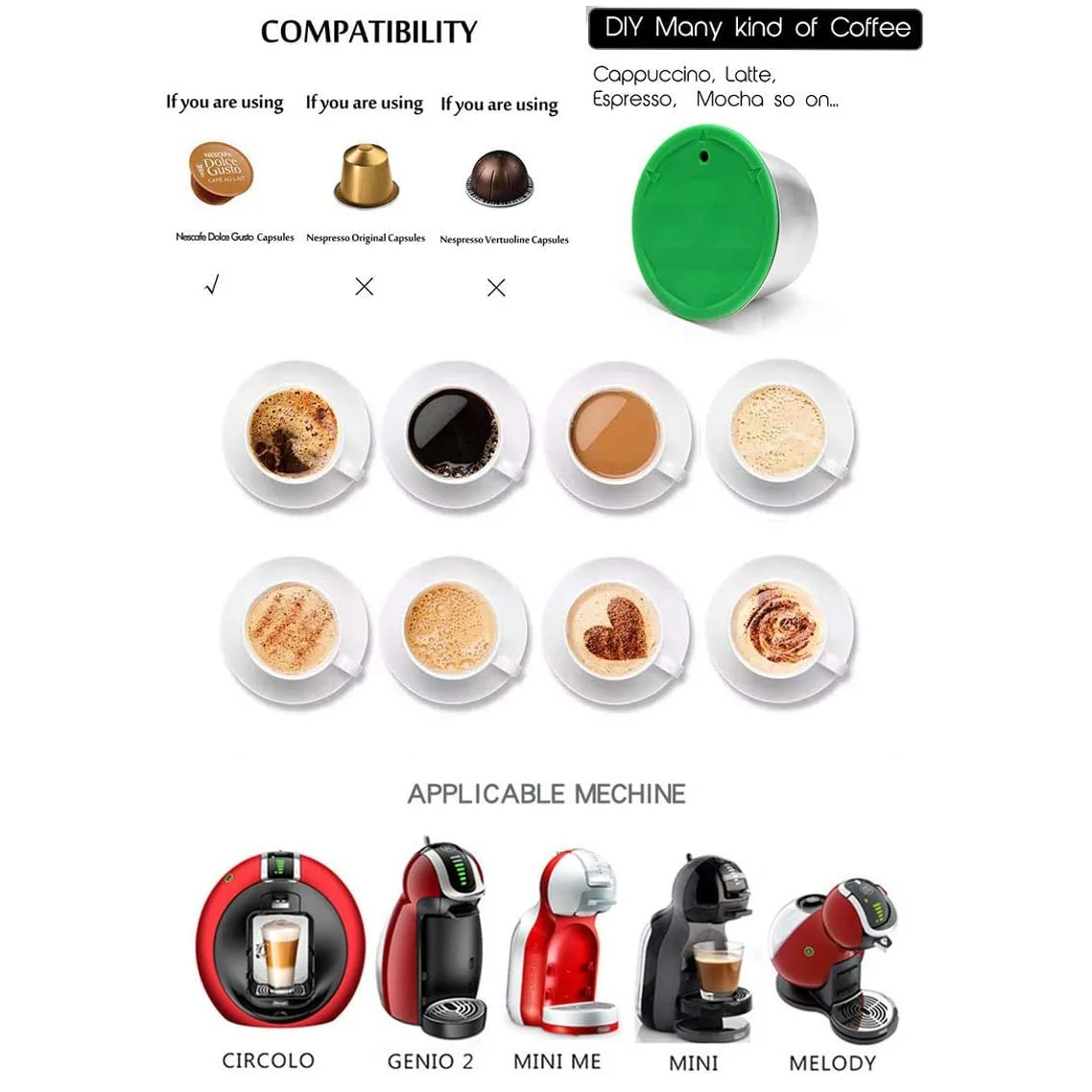 Cápsula De Café DOLCE GUSTO Reutilizable De Acero Inoxidable. - Image 4
