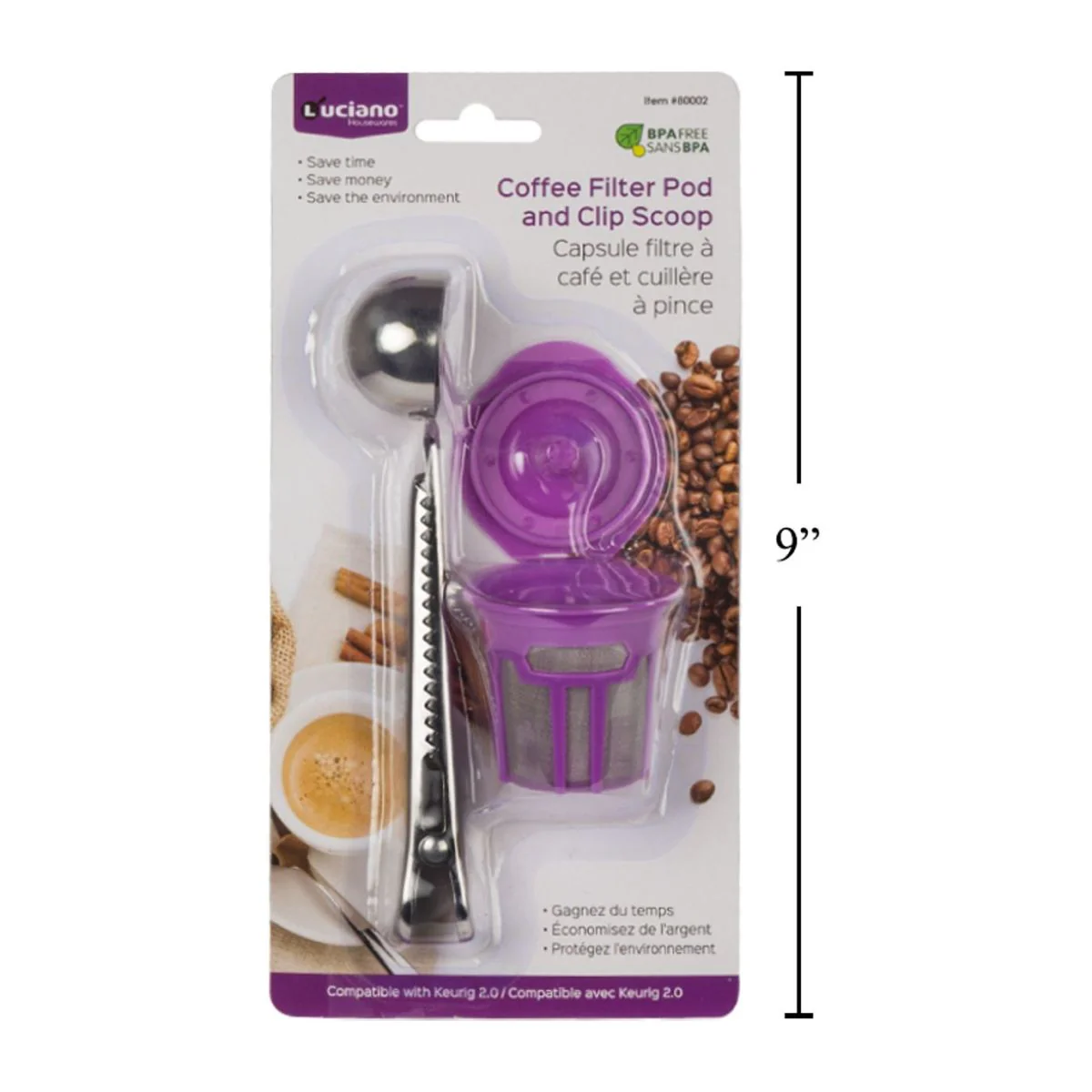 Cápsula De Filtro De Café Luciano Y Clipscoop Reutilizable - Image 3