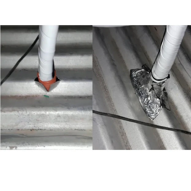 Cinta Autoadhesiva Asfáltica Tapagoteras De 10 Cm (4") X 10 Mts Largo Carbone Roofband Para Techos - Image 3