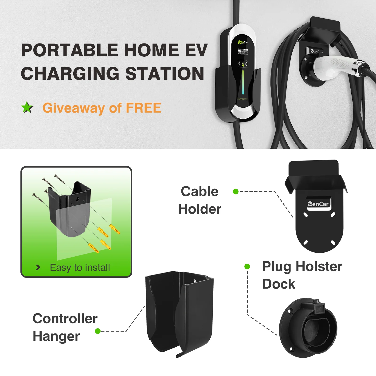 Cargador Para Vehículos Eléctricos GBT Nivel 2 Smart 7,4 Kw 32A Monofásico 230V Zencar - Image 4