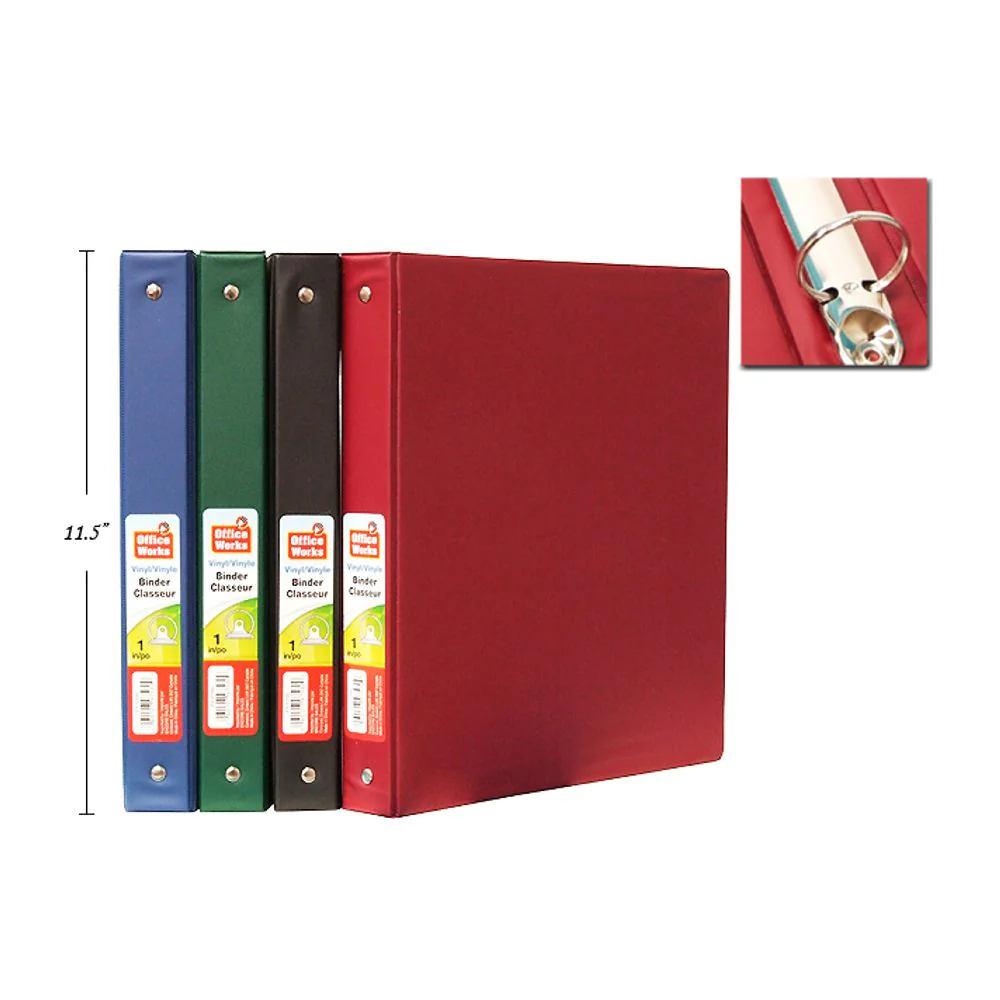 Carpeta De Vinilo De 1 " (1Pza) (Viene En Colores Variados Al Azar) - Image 2
