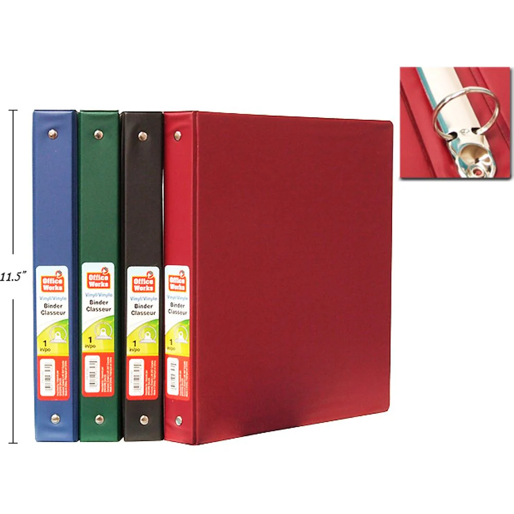 Carpeta De Vinilo De 1 " (1Pza) (Viene En Colores Variados Al Azar) - Image 4