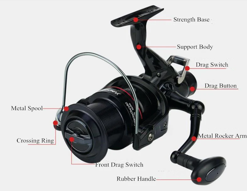 Carrete De Pesca Resistente Spinning 6000 - Image 8