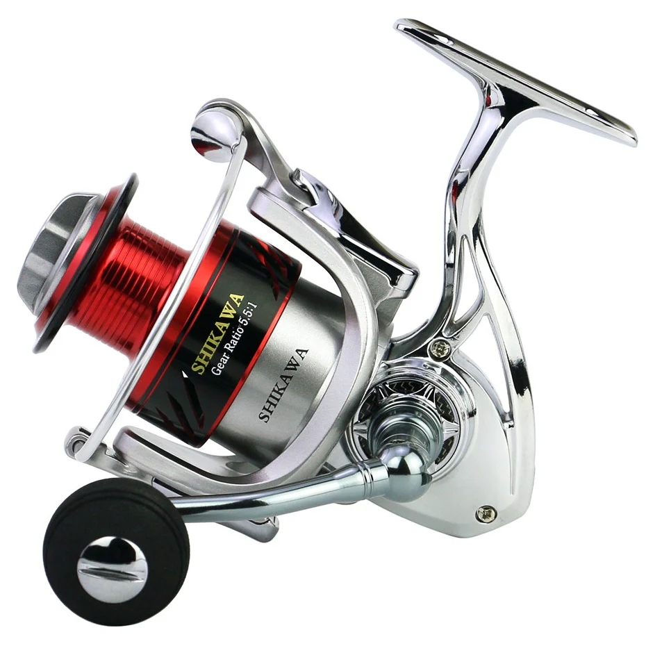 Carrete Spinning Para Pesca. Serie 4000, Cuerpo De Metal - Image 4
