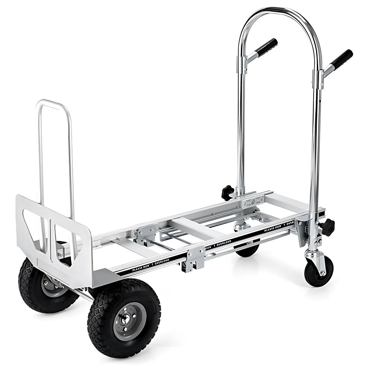 Carretilla De Carga Plegable 3 En 1 – Vertical, Plataforma Y Carro Inclinado. Trolley Con Ruedas Convertible. Carretón. - Image 2