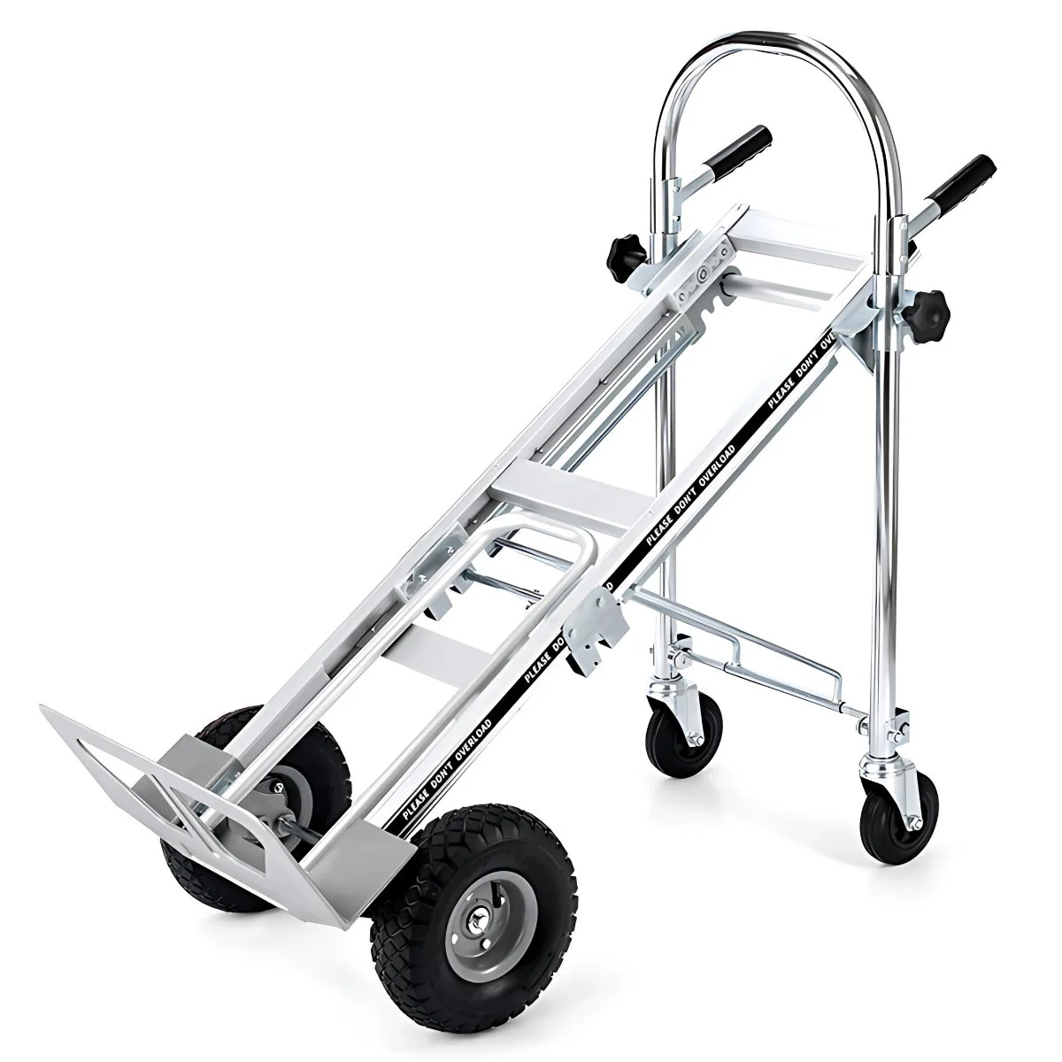 Carretilla De Carga Plegable 3 En 1 – Vertical, Plataforma Y Carro Inclinado. Trolley Con Ruedas Convertible. Carretón. - Image 3