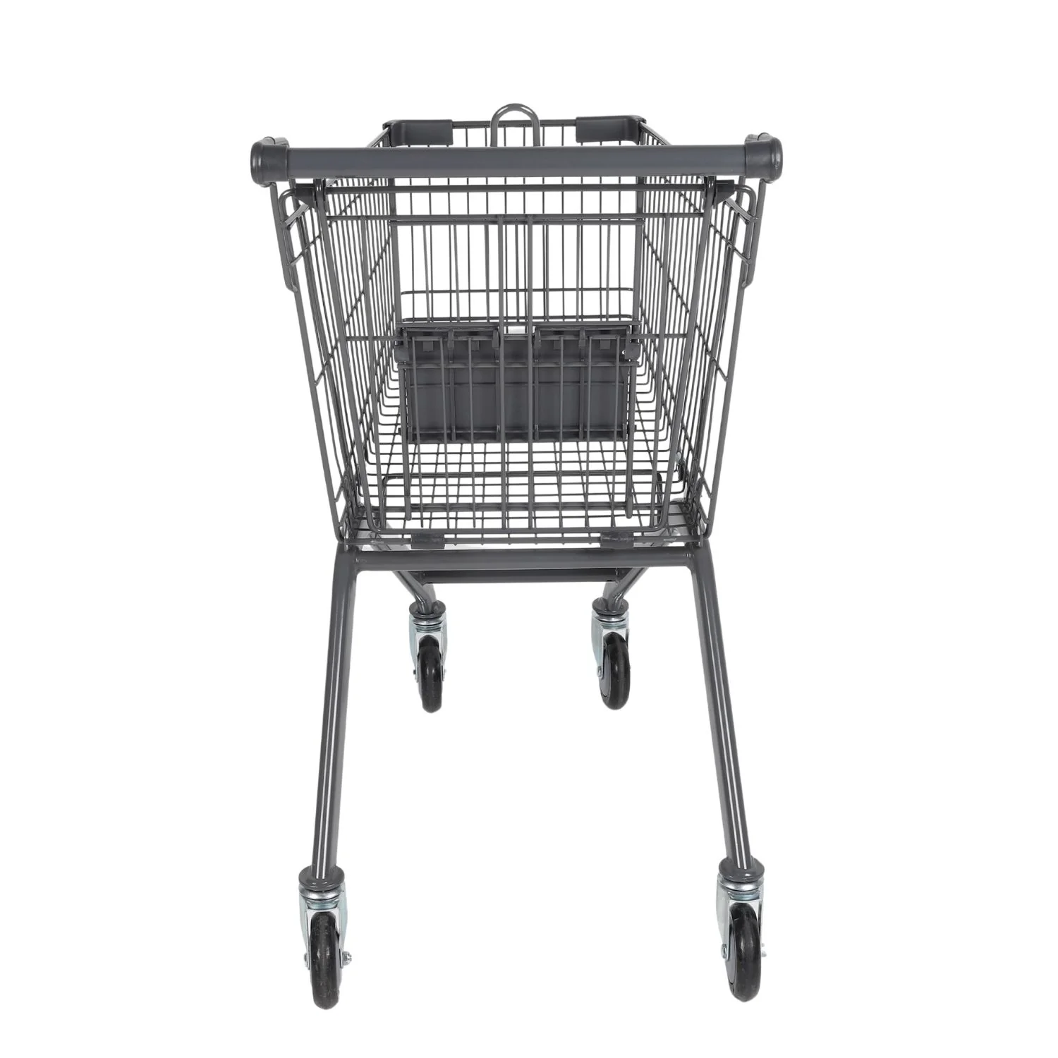 Carrito De Supermercado Metálico 70X45x88cm Con Ruedas Giratorias. Estructura De Hierro Resistente. Carretilla De Compras Mercado - Image 3