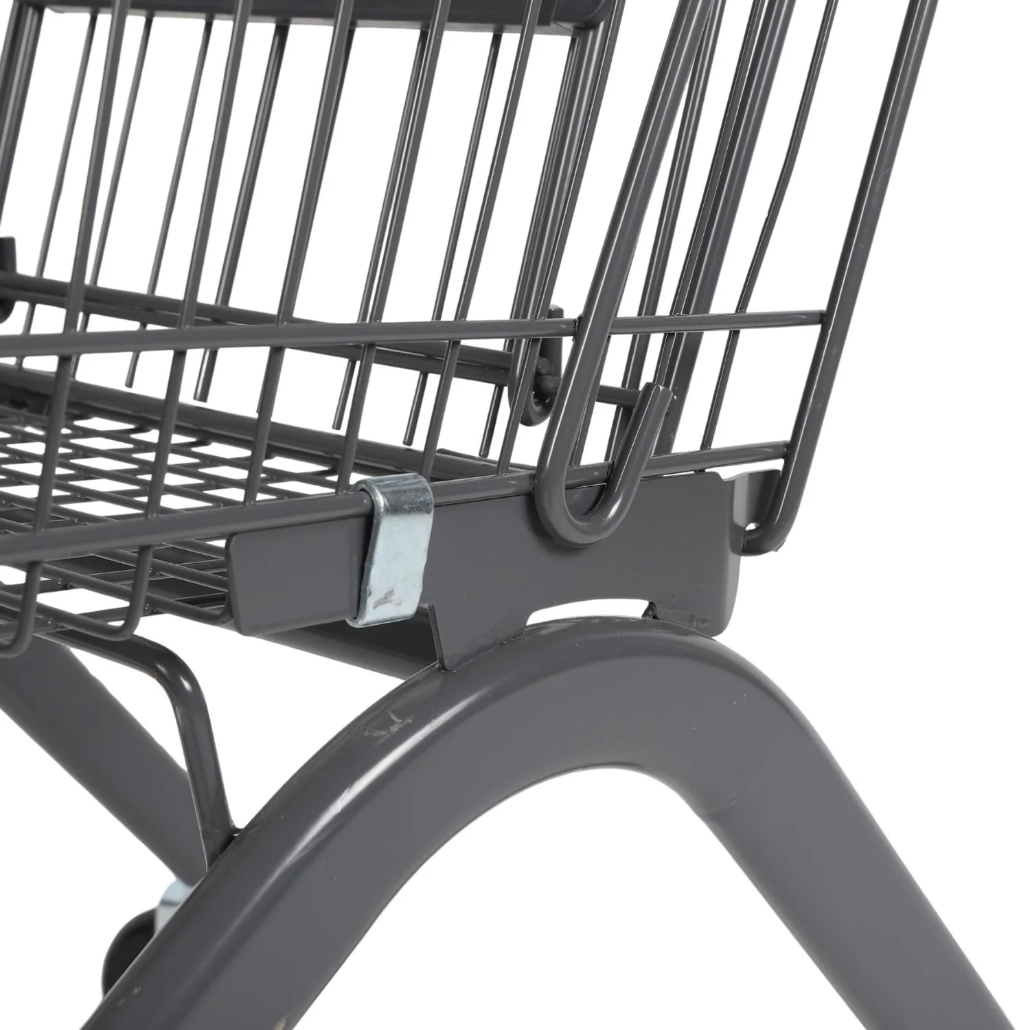 Carrito De Supermercado Metálico 70X45x88cm Con Ruedas Giratorias. Estructura De Hierro Resistente. Carretilla De Compras Mercado - Image 4
