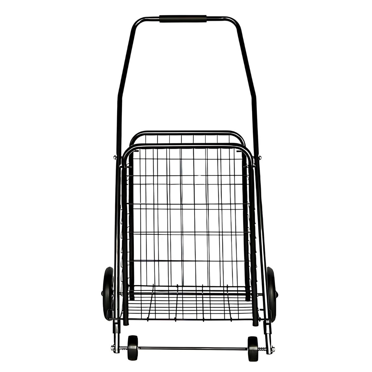 Carrito Plegable De Compras Con Ruedas Grandes Y Canasta Reforzada 71L Carretilla Multiusos. Trolley - Image 3