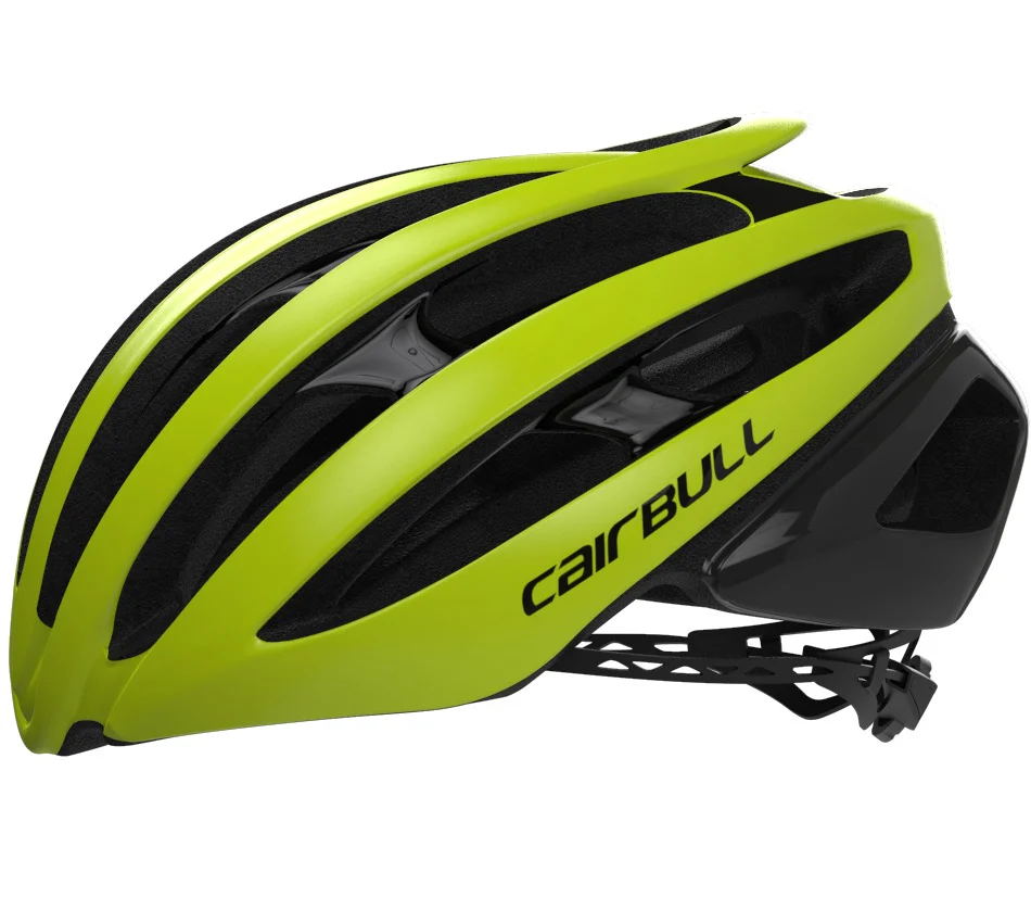 Casco Aerodinámico Para Ciclismo De Ruta. Color Amarillo, Talla L - Image 4