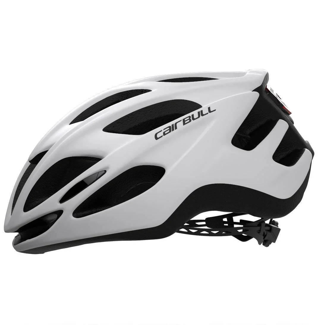 Casco Con Luz Trasera (Recargable) Para Ciclismo De Ruta O Montaña. Color Blanco Mate, Talla M/L - Image 4