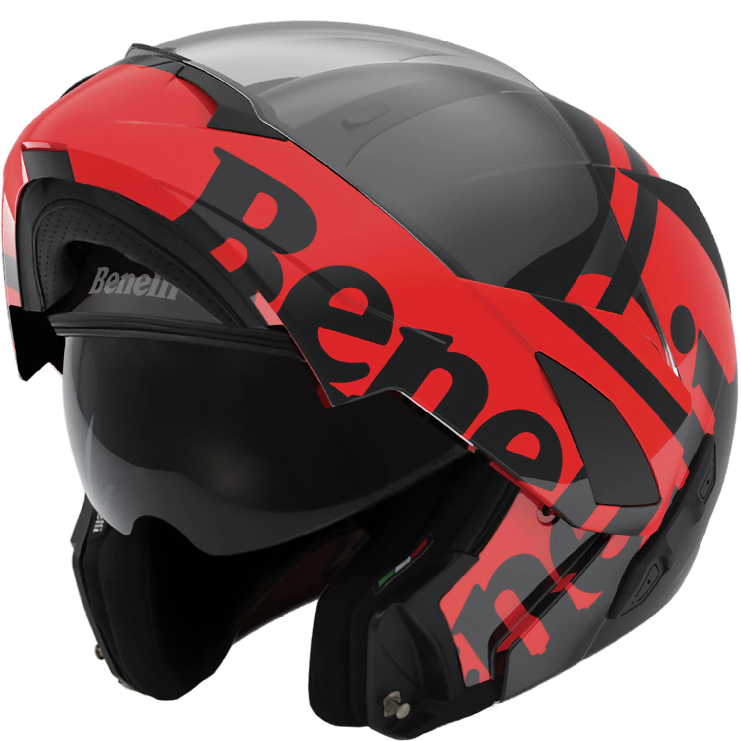 Casco FV-05 Benelli Modular Negro-Rojo Talla L - Image 8