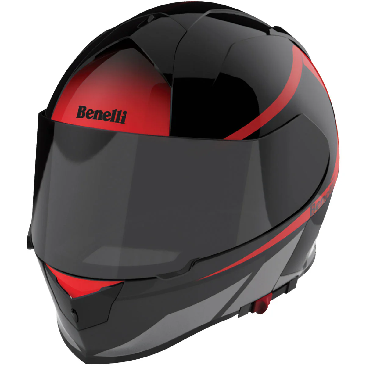 Casco KV-03 Benelli Negro-Rojo - Image 7