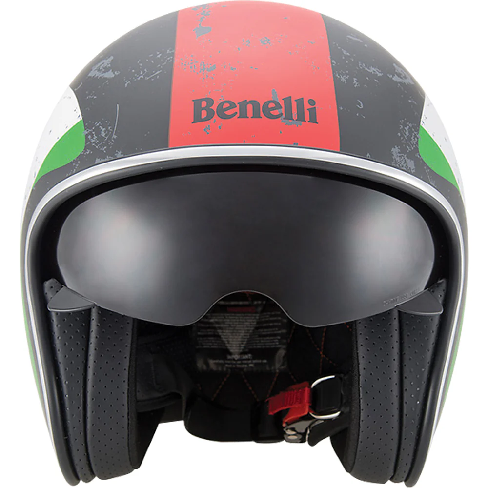 Casco Leoncino Retro Bandera De Italia - Image 2