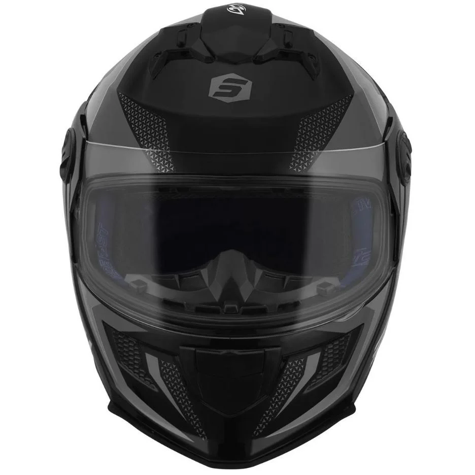 Cascos De Moto Stealth Concept Brillante Negro/Gris - Image 3