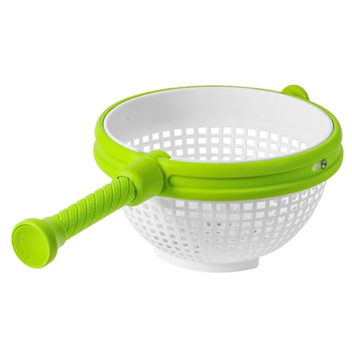 Centrifugador De Verduras Y Frutas Con Giro Manual Y Canasta Desmontable. Secador De Ensaladas Lechuga Y Vegetales. Escurridor Giratorio. Colador. - Image 5