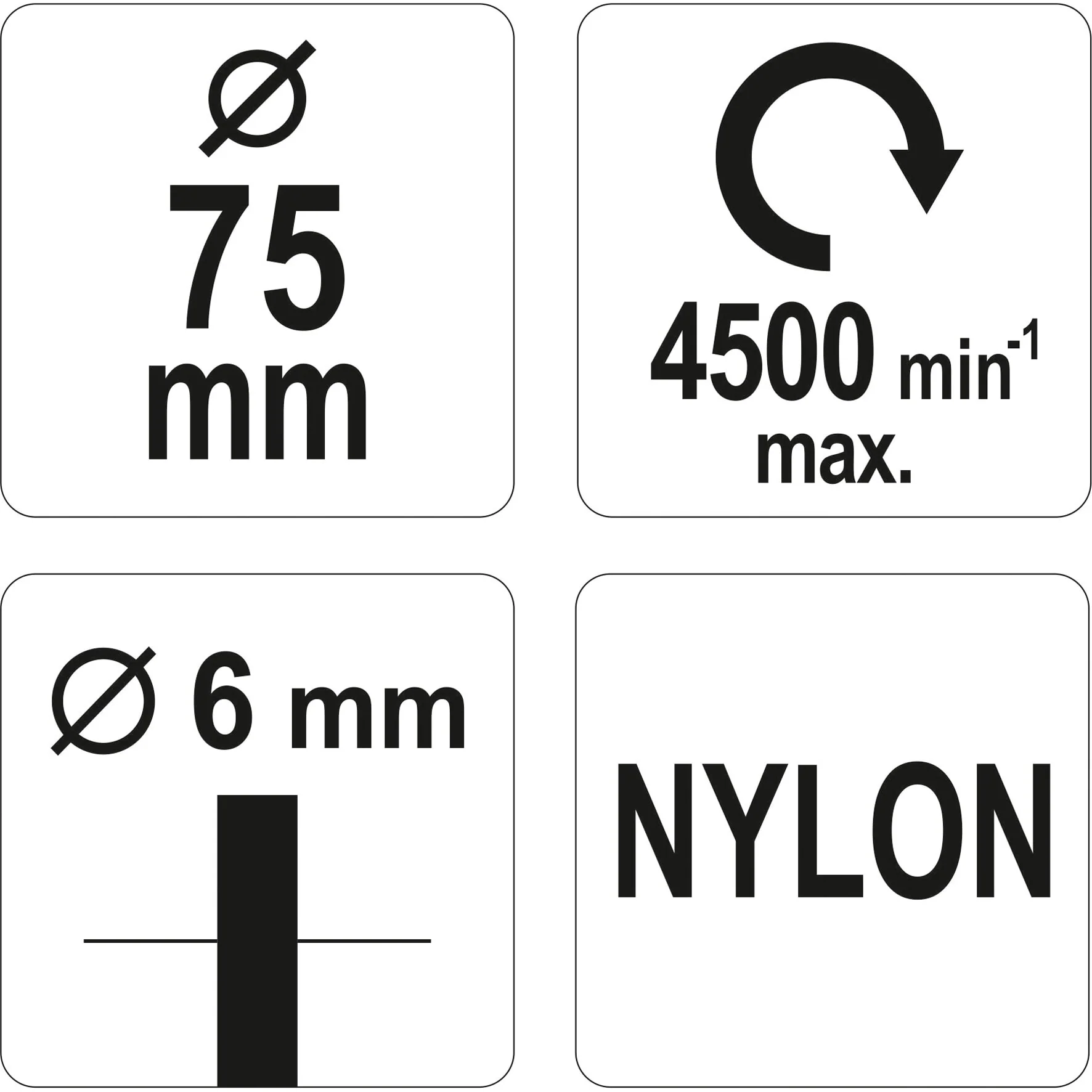 Cepillo Circular Abrasivo Nylon Para Taladro 3" Elimina Óxido, Pintura - Image 5