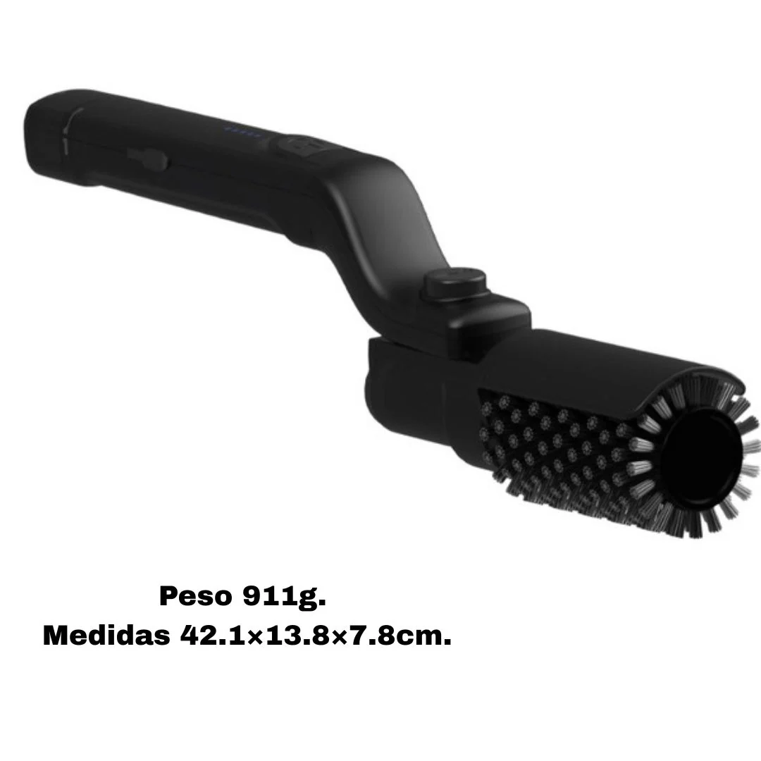 Cepillo Eléctrico Para Limpiar Parrillas BBQ – Limpiador Recargable Para Asadores Con 3 Velocidades. Giratorio Con Cabezal De Alambre. Negro 42.1×13.8×7.8Cm - Image 6