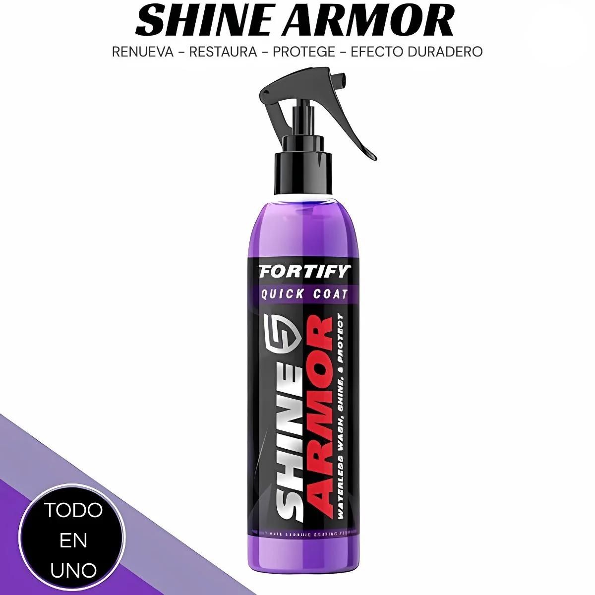 Cera Líquida Para Autos. Detallador Nano Cerámica Hidrofóbica. Limpiador Repele Agua Ideal Para Detailing Y Lavado En Seco Para Vehículos (237Ml) - Image 2