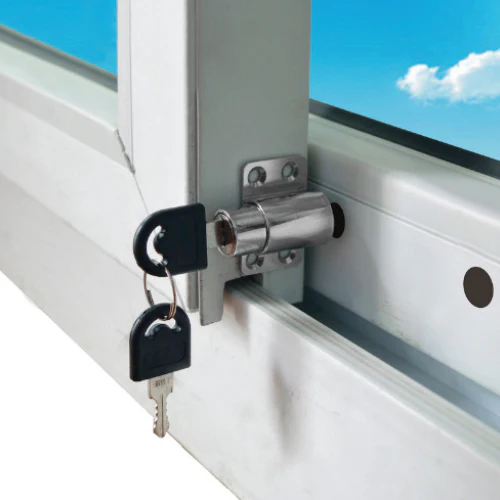 Cerradura De Ventana Deslizante De Push Lock. 2 Llaves. Acabado Cromado. - Image 3