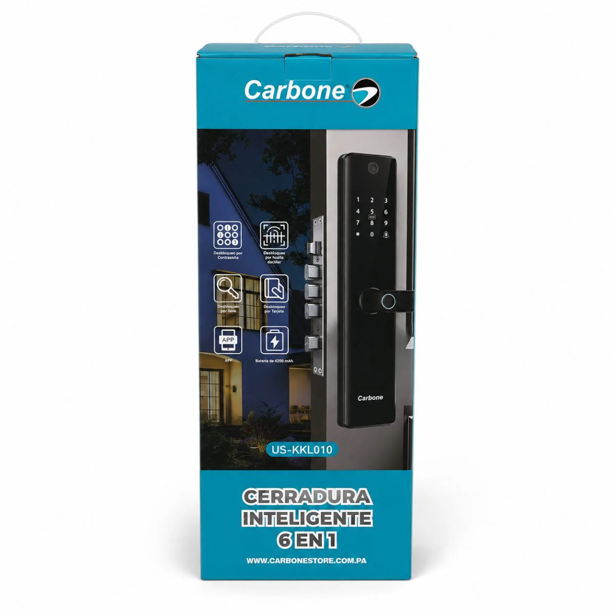 Cerradura Inteligente Digital Cerrojo Smart Lock 6 En 1 Llave Huella Contraseña Bluetooth Camara App Fácil De Instalar - Image 5