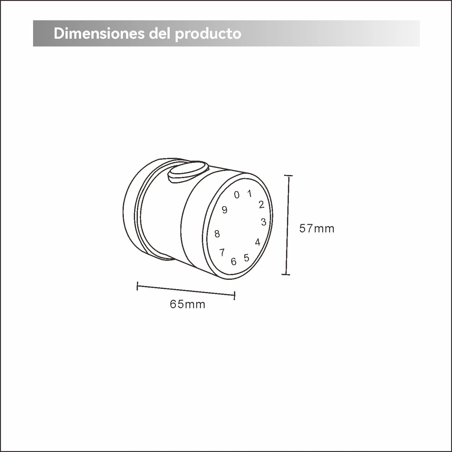 Cerradura Inteligente Perilla De Puerta Cerrojo Smart Lock 5 En 1 Llave Huella Contraseña Bluetooth Tuya App Fácil De Instalar - Image 6