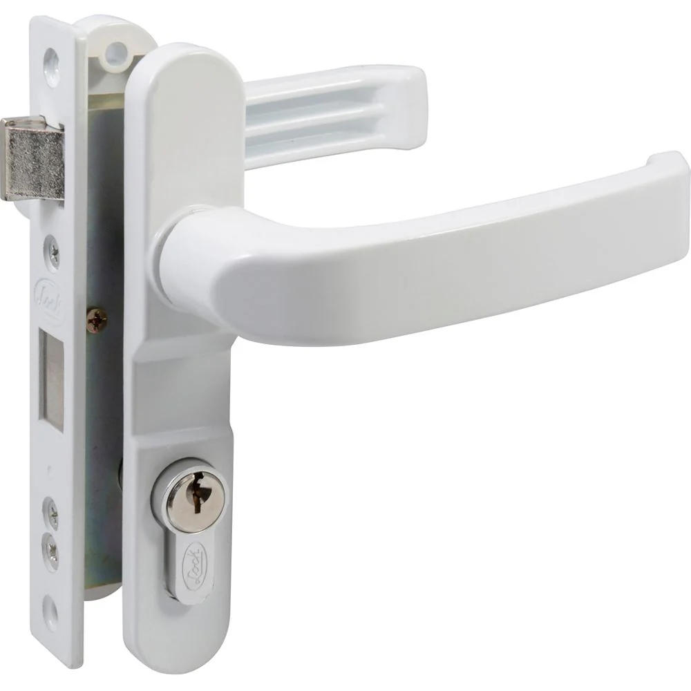 Cerradura Para Puerta De Aluminio Color Blanco Lock - Image 2