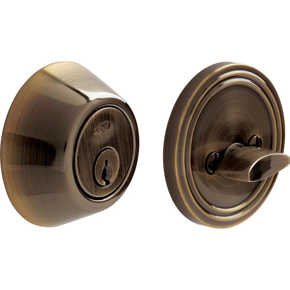Cerrojo Tubular Sencillo, Acabado Latón Antiguo Lock - Image 2