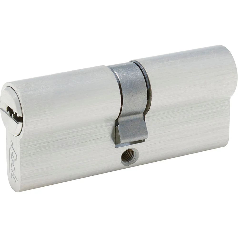 Cilindro Europeo 70Mm Llave De Puntos Níquel Satinado Lock - Image 2