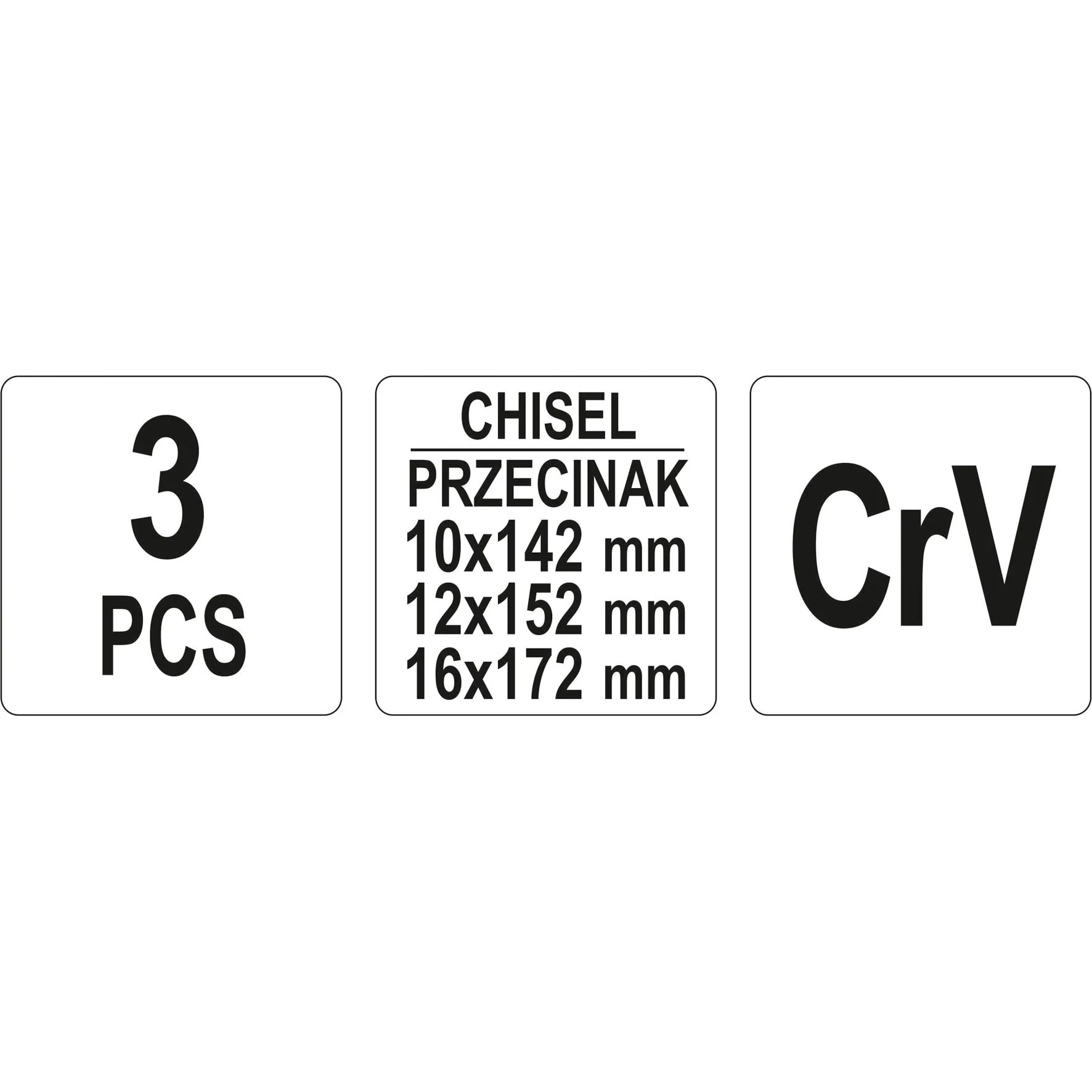 Cinceles 3Pzas - Image 2