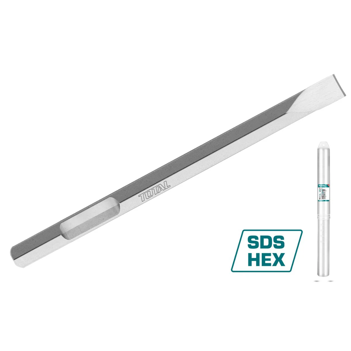 Cinceles SDS Hex Plano Para Demoledor Rotomartillo