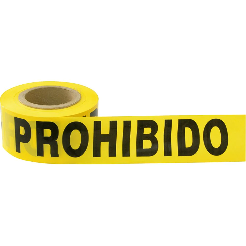 Cinta Barricada Prohibido 100M Surtek - Image 2