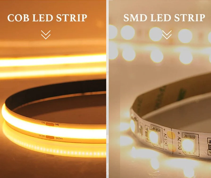 Cinta LED Exterior COB 5M 110V 3000K 40W 4500Lm PVC Flexible 2835 Chips/M, PVC .Tira LED. - Image 2