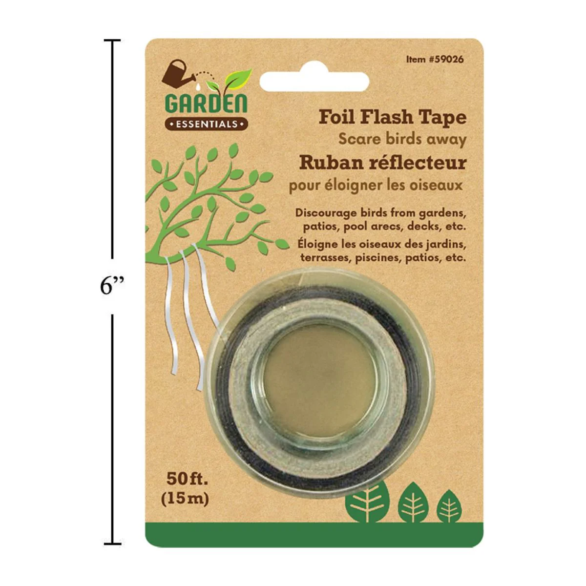 Cinta Reflectiva Para Espantar Pajaros De Los Arboles Frutales 2.5Cm X15m - Image 5