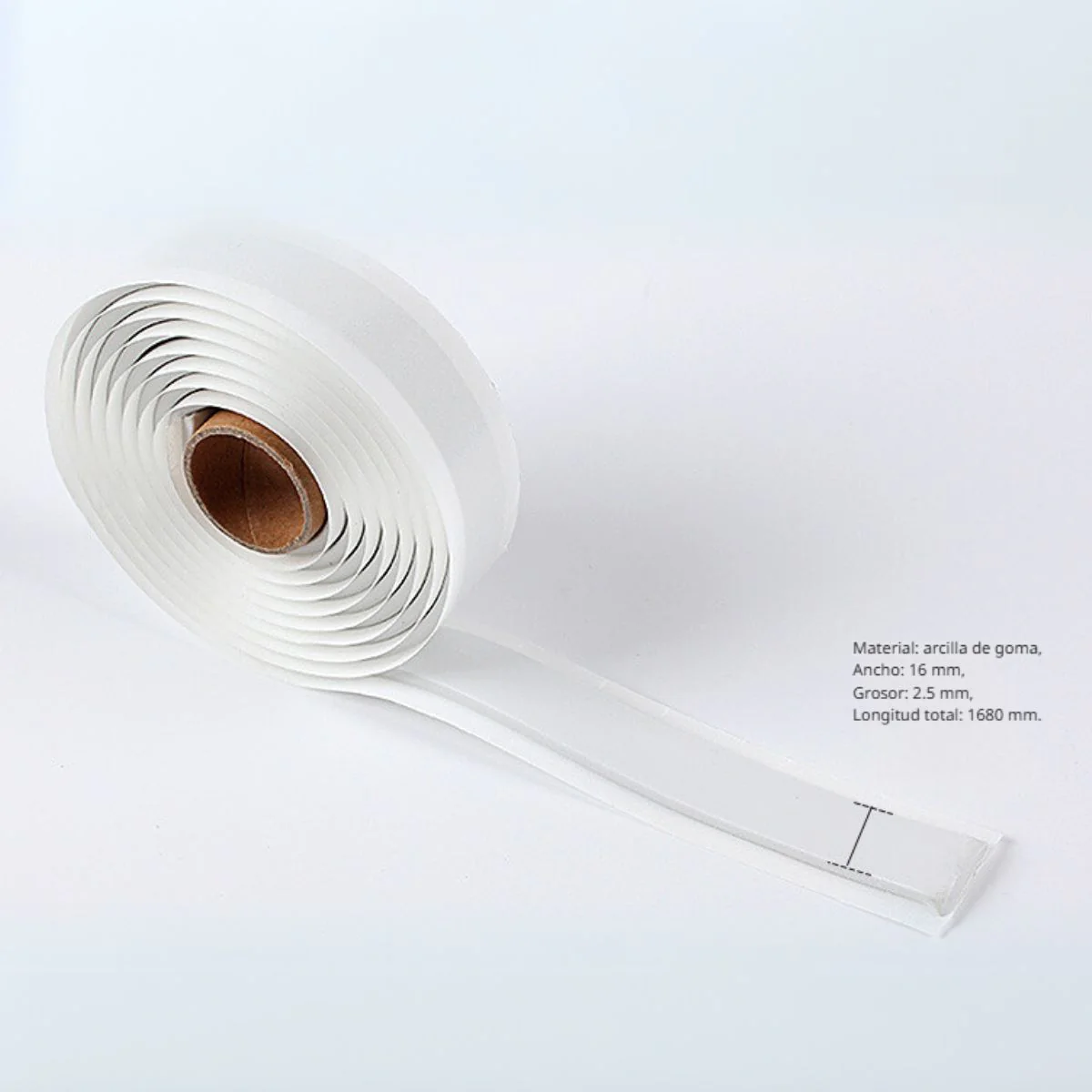 Cinta Selladora Impermeable Adhesiva Para Inodoros Y Lavamanos Baño Goma Flexible Antifugas De 1680Mm. - Image 3