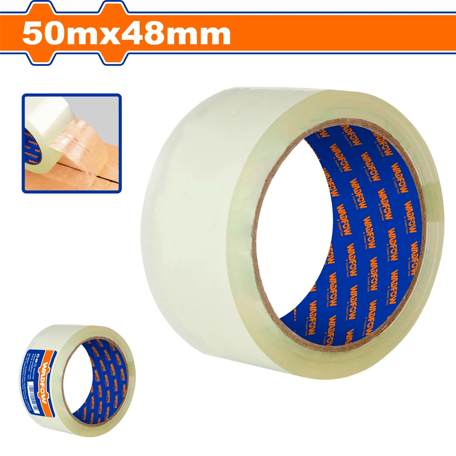 Cintas Adhesivas De Embalaje Super Transparente Esp: 0.045Mm. Ideal Para Cartón. Alta Viscosidad - Image 2